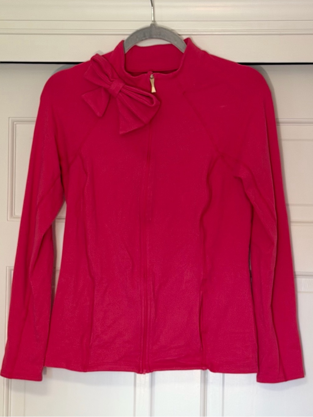 Kate Spade x Beyond Yoga Hot Pink Zip Up Jacket
